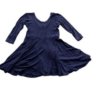 Wild Rich Kids Navy Blue Twirl Dress
